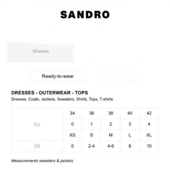 SANDRO Paris Oscar Plaid Double Breasted Blazer Jacket Size 38 Wool Blend $520.0 - Picture 8 of 16